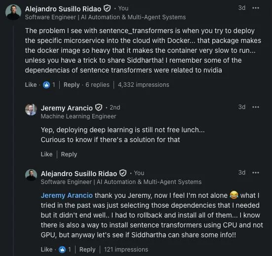 Sentence Transformers Serverless